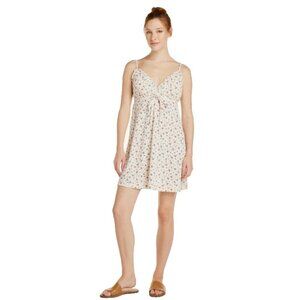 Ditsy Juniors Pucker Sleeveless Floral Mini Dress Size M No Boundaries babydoll